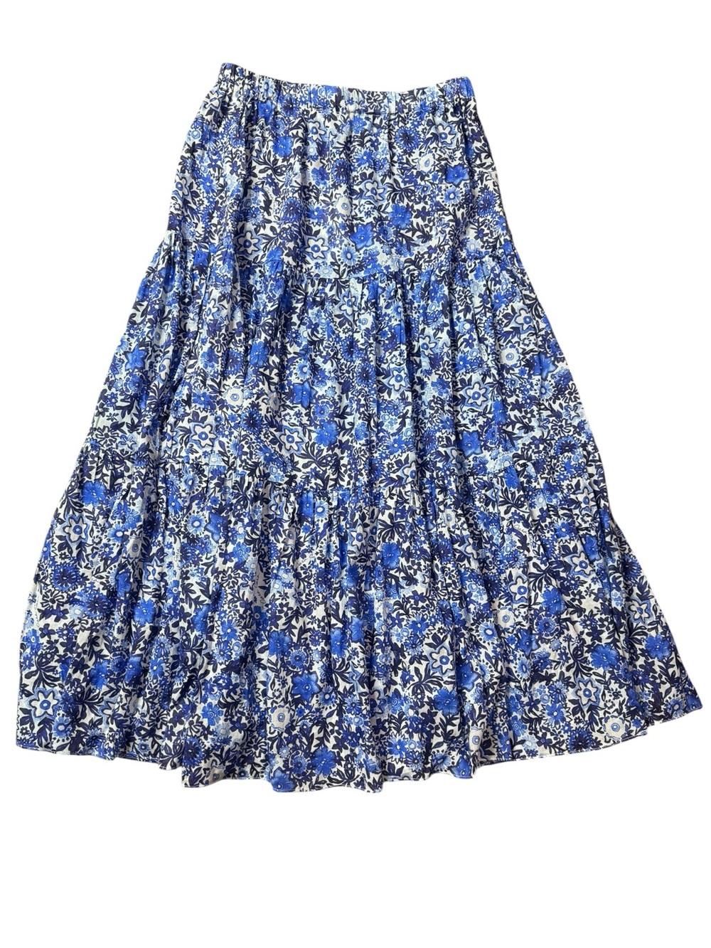 Cara Cara Melanie Skirt in Blooming Hills Blue size M NWT